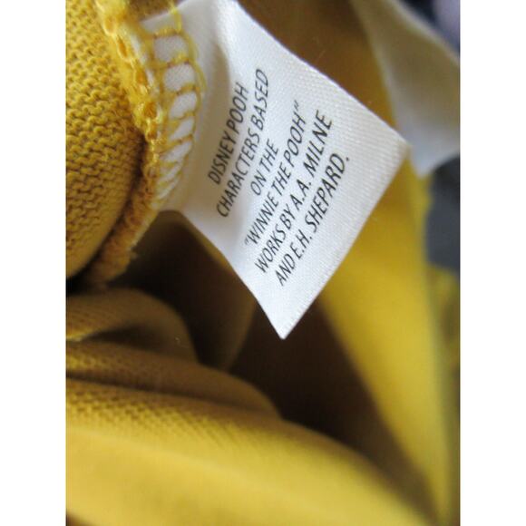 Disney WINNIE THE POOH Golden Yellow Knit Drop Waist Dress Ruffle Hem Size 3X - Picture 9 of 16